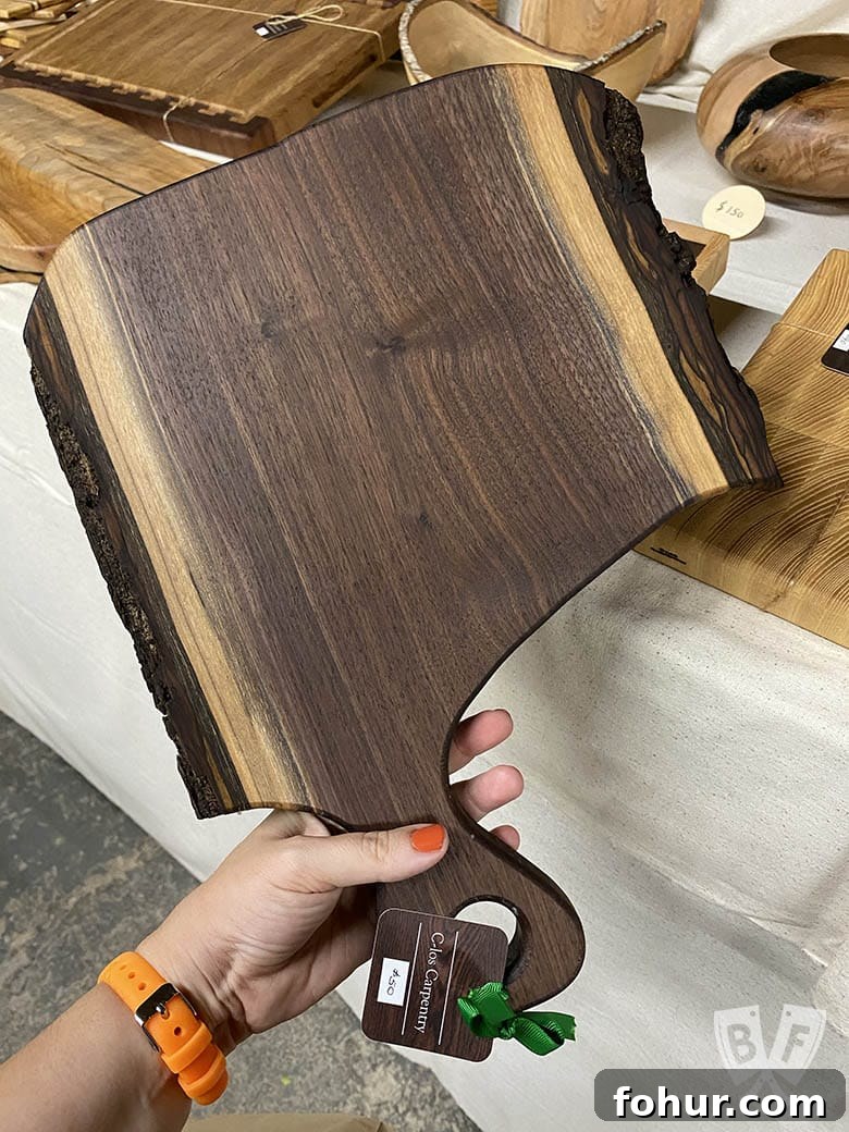 Shop Small Holiday Gift Guide 2020: Big Flavors, Part 2 10 Handmade cheeseboard from C.los Carpentry in Tarrytown, NY.