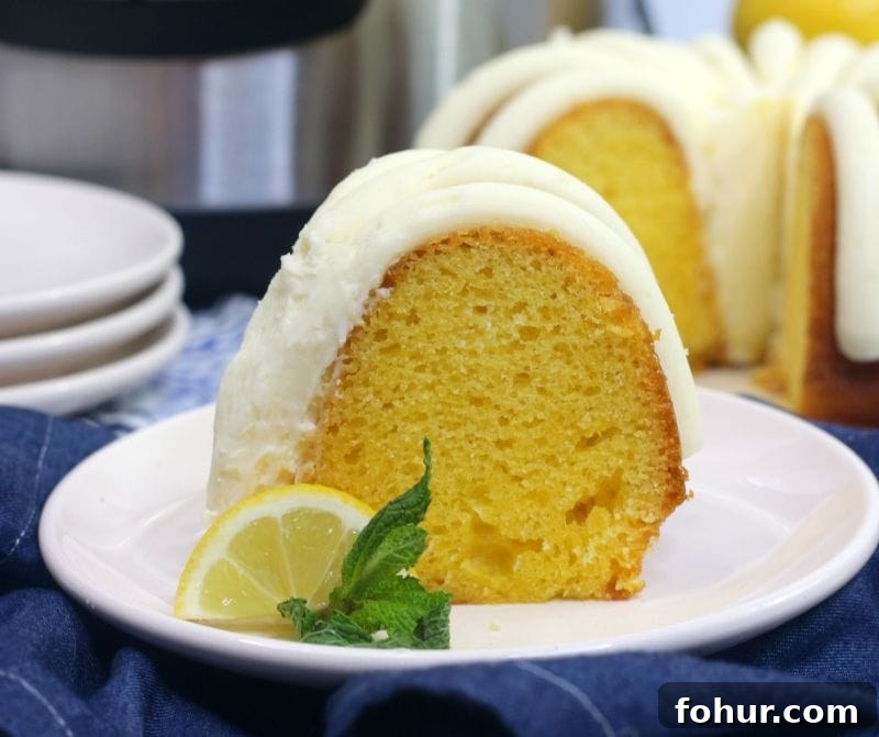 instant pot lemon bundt cake