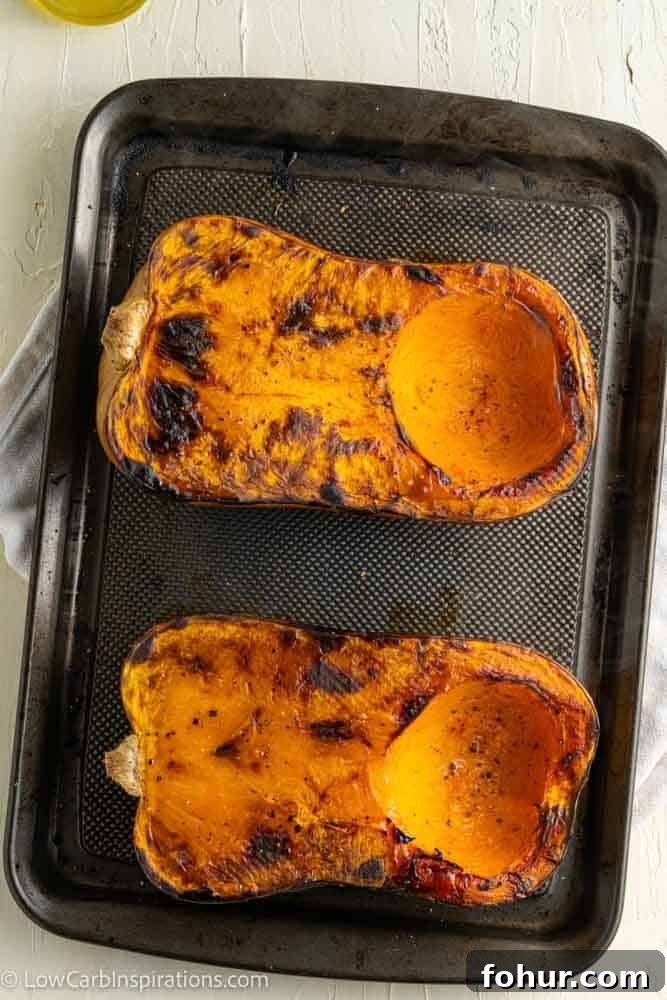 Keto Stuffed Butternut Squash with Four Cheeses 10 Keto Four Cheese Stuffed Butternut Squash