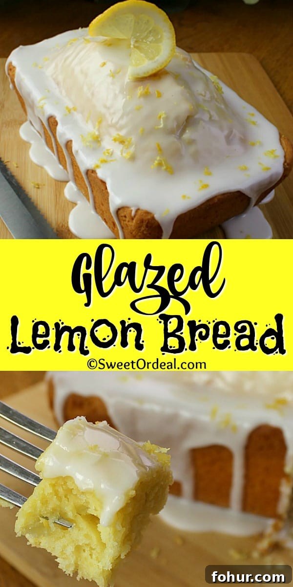 A loaf and a bite of lemony goodness.