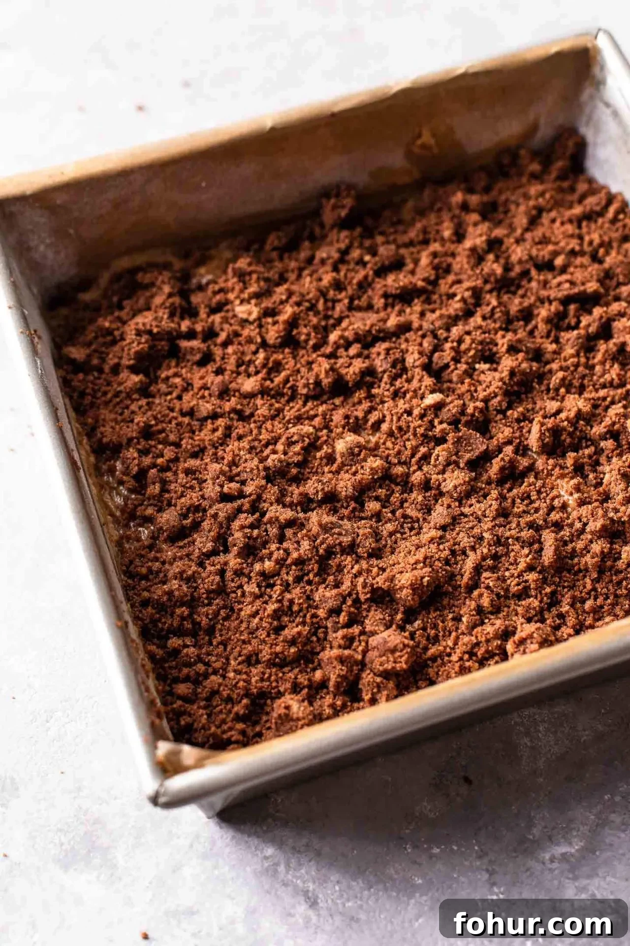 actual coffee coffee cake center swirl mixture sprinkled over cake batter in pan