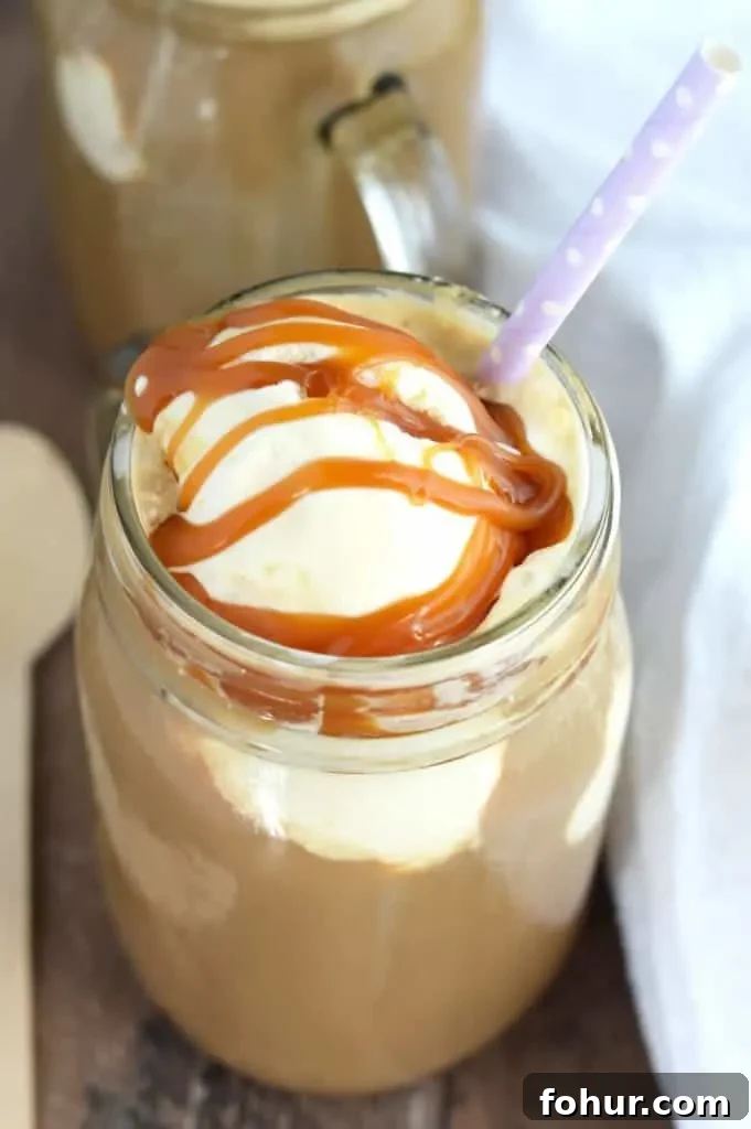 How to Make a Caramel Macchiato Float 2 Caramel Macchiato Float Recipe from What The Fork Food Blog | @WhatTheForkBlog | whattheforkfoodblog.com