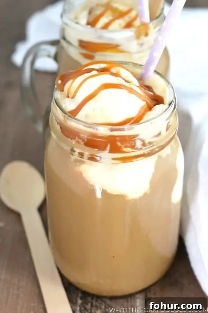 How to Make a Caramel Macchiato Float 4 Caramel Macchiato Float