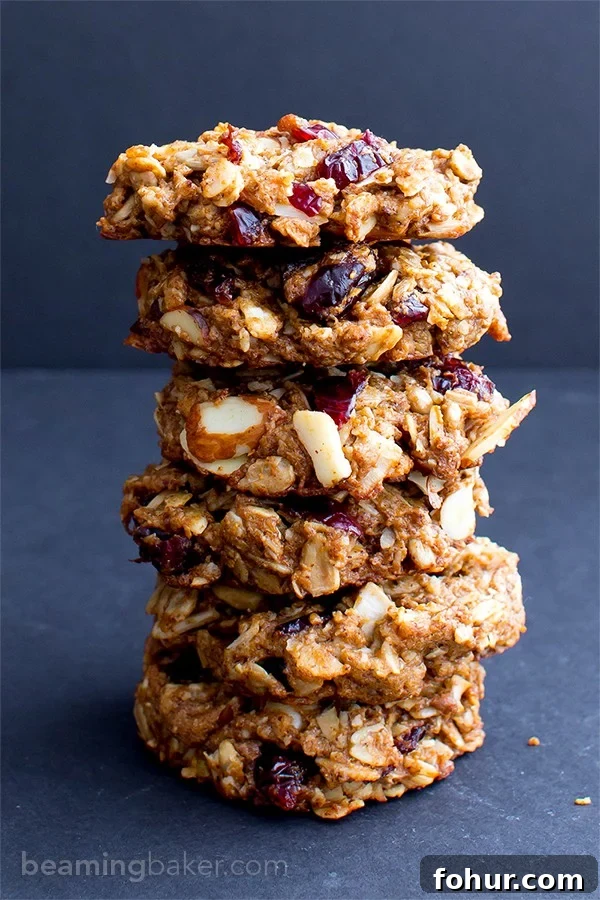 Gluten-Free Trail Mix Cookies: Vegan and Dairy-Free 2 Gluten Free Trail Mix Cookies (V+GF): an easy recipe for chewy and satisfying protein-packed trail mix cookies, full of fruits, seeds and nuts. #Vegan #GlutenFree #DairyFree | BeamingBaker.com