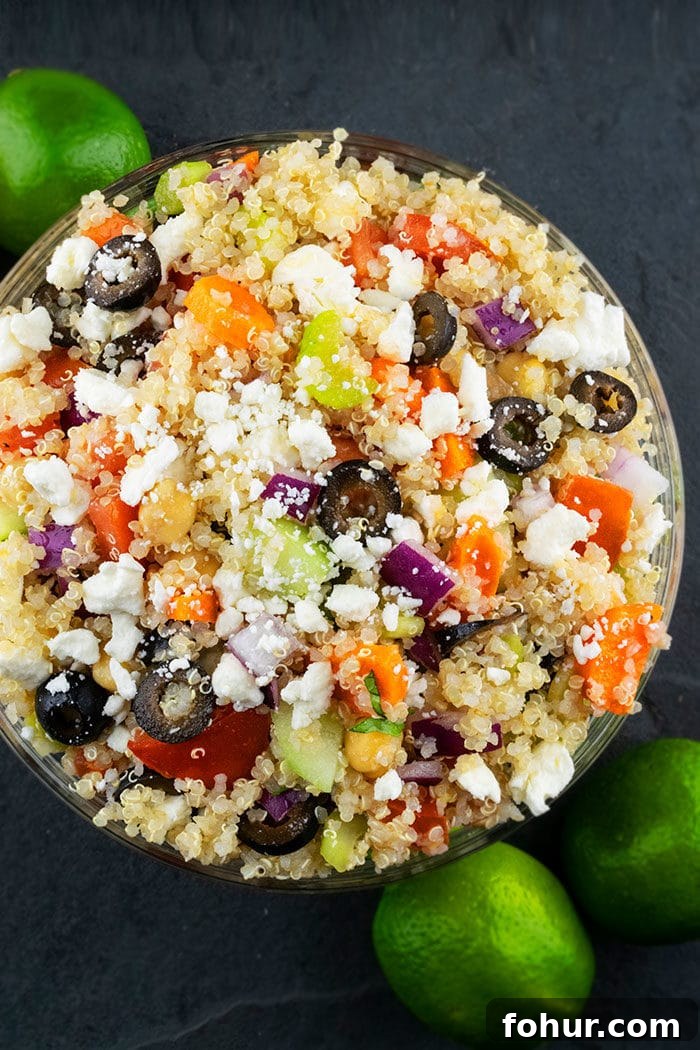One-Bowl Mediterranean Quinoa Salad Recipe 3 Cold Quinoa Salad