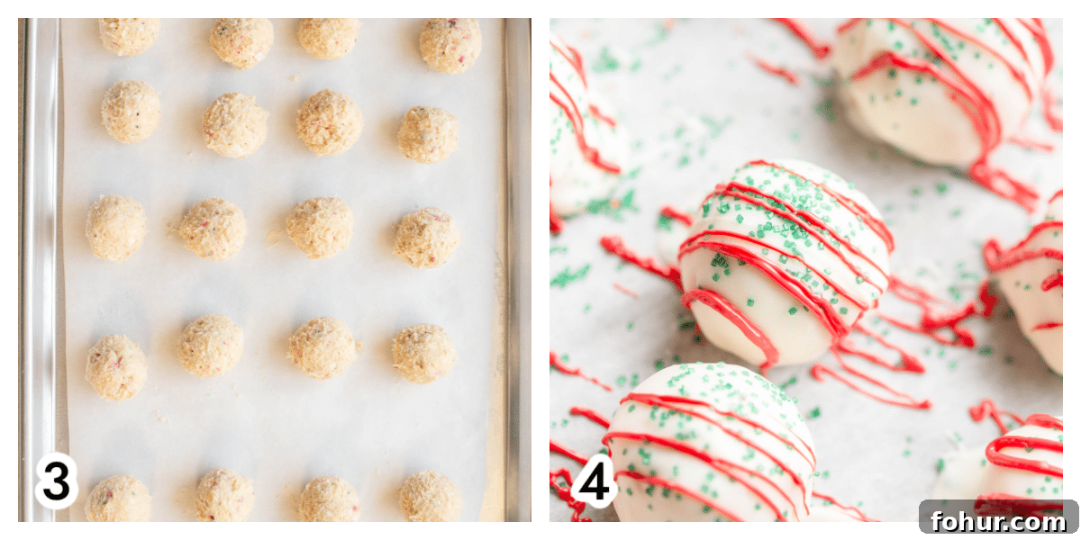 Little Debbie Christmas Tree Cake Pops Recipe 4 Shaping cake pop balls