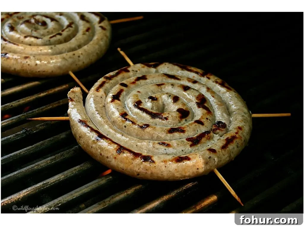 How to Build a Championship Grilled Glazed Sausage Bar 4 Coiled Sausage Grilling