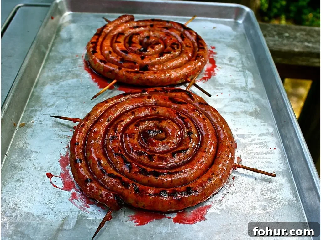 How to Build a Championship Grilled Glazed Sausage Bar 5 Glazed Sausage Coils