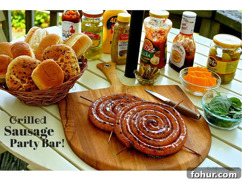 How to Build a Championship Grilled Glazed Sausage Bar 6 Sausage Party Bar