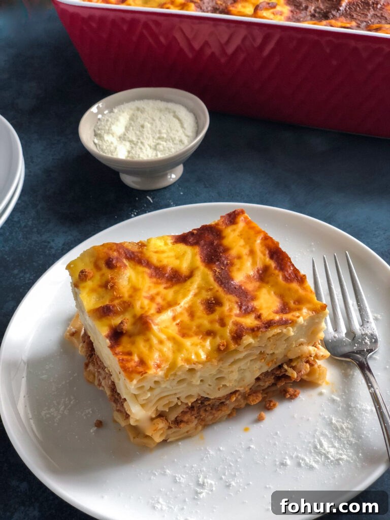 Greek Pastitsio Recipe: Traditional Baked Pasta Casserole 7 Pastitsio