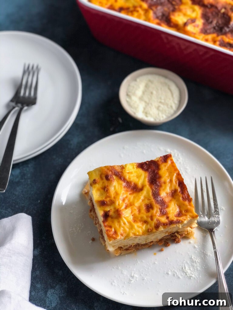 Greek Pastitsio Recipe: Traditional Baked Pasta Casserole 8 Pastitsio