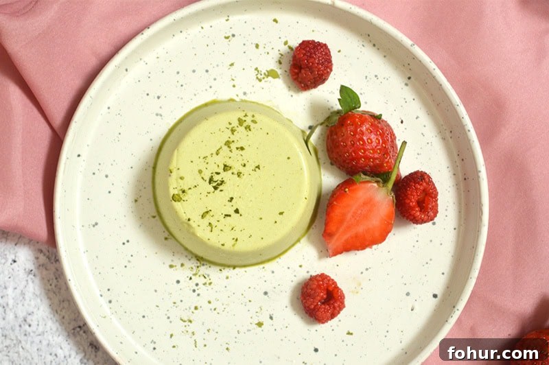 Creamy Matcha Panna Cotta Recipe 3 matcha panna cotta