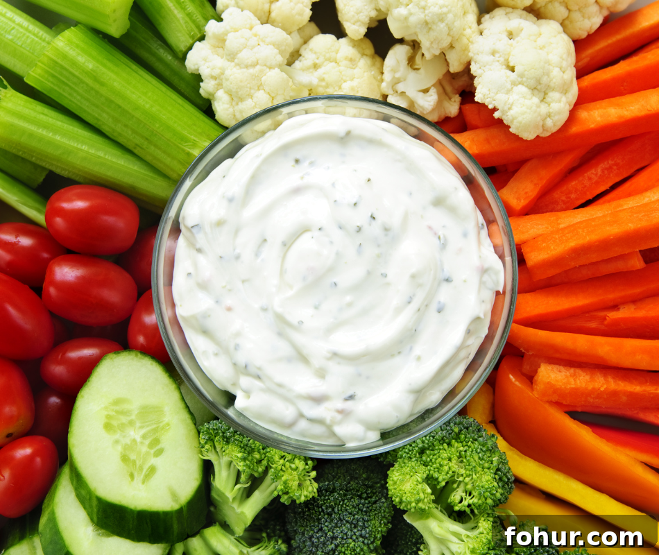 Ranch yogurt dip