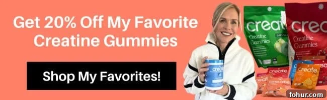 Creatine for Women Over 50: My Journey and Results 2 Get 20% off Create Creatine Gummies. Chris Freytag recommends these convenient creatine gummies for women over 50 to support strength, muscle health, and healthy aging.