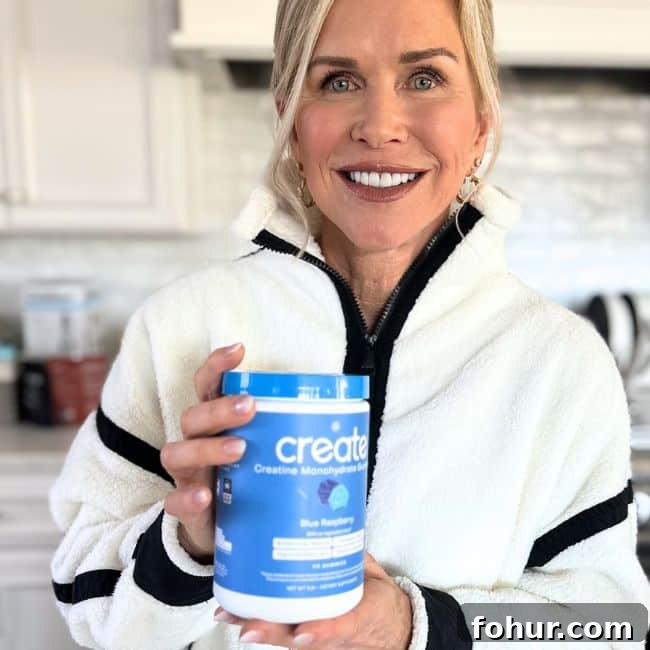 Creatine for Women Over 50: My Journey and Results 3 Create Creatine Gummies and new travel packs for women over 50. Convenient daily creatine support for strength training, muscle maintenance, and healthy aging with 20% off.