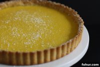 Zesty Tangerine Tart with Vanilla Bean Shortbread Crust Recipe
