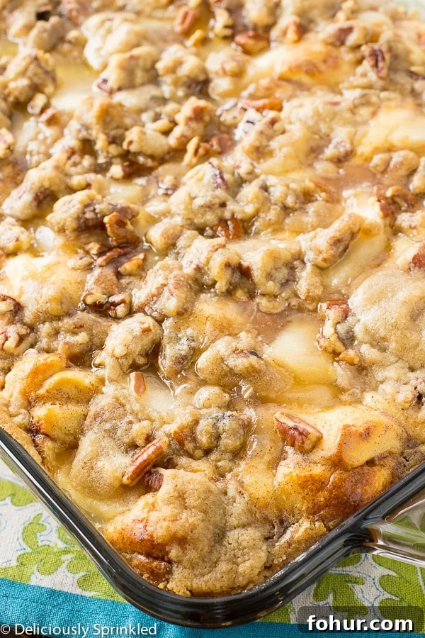 Apple Streusel French Toast Casserole Recipe 2 Apple Streusel French Toast Bake