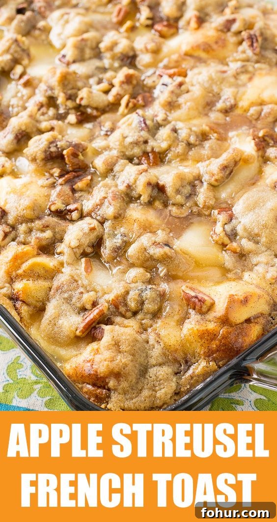 Apple Streusel French Toast Casserole Recipe 11 APPLE STREUSEL FRENCH TOAST BAKE
