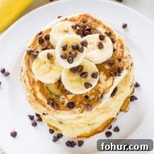 Apple Streusel French Toast Casserole Recipe 8 BANANA CHOCOLATE CHIP PANCAKES