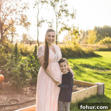 Coming Out About Cannabis: My Personal Story 9 A picture of Emily Kyle with her son in a cannabis garden.