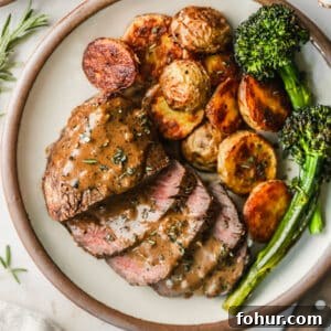 Reverse-Sear Filet Mignon Recipe with Creamy Peppercorn Sauce 8 img 53969 8