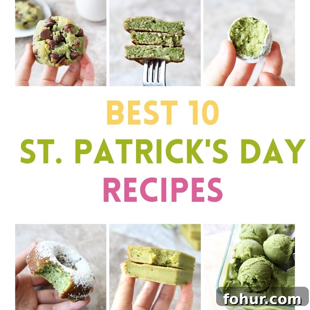 Baked Avocado Donut Recipe with Almond Flour 12 St Patrick's Day Roundup collection cover