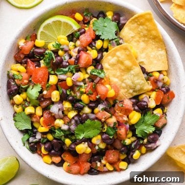 Authentic Mexican Seven Layer Dip Recipe 18 Black Bean & Corn Salsa