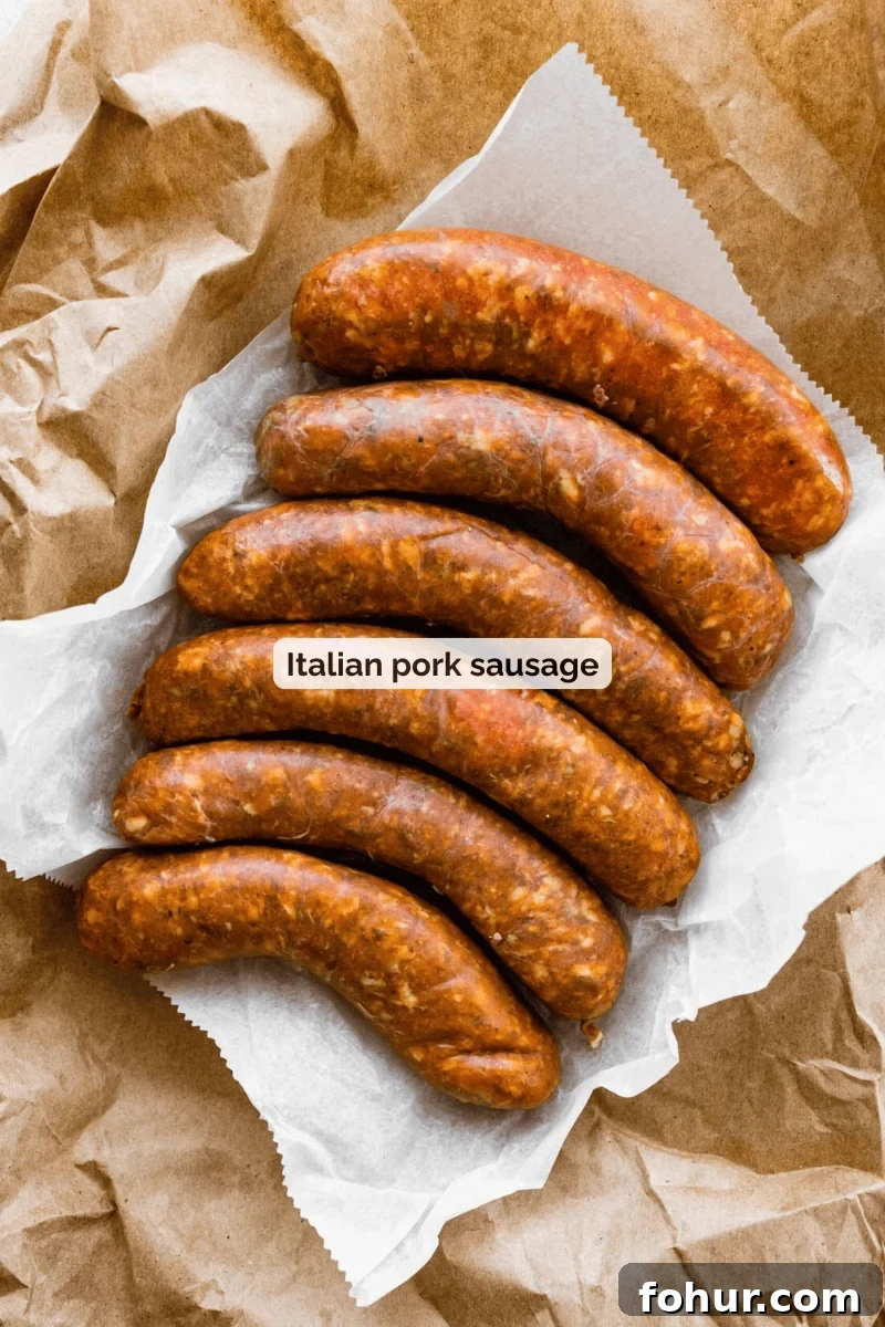 Oven Baked Italian Sausage Recipe with Peppers and Onions 3 Recipe ingredients for oven baked pork sausage recipe.