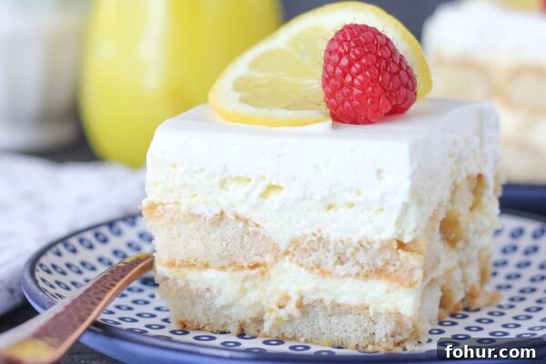 Lemon Shortcake Icebox Cake