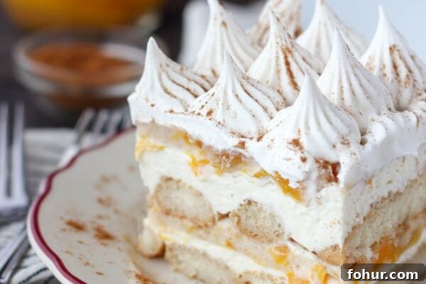 Peach Icebox Cake