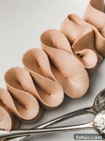 Milk chocolate ganache