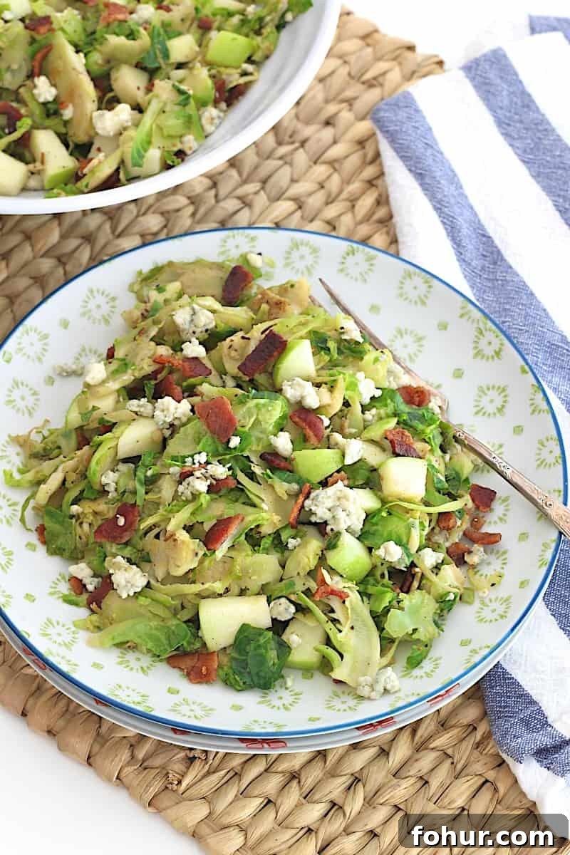 Shredded Brussels Sprouts Salad ingredients