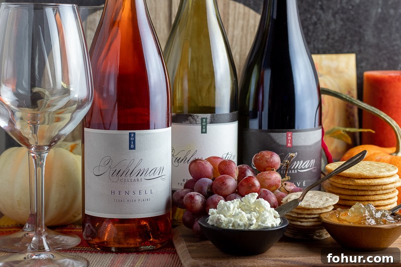 Kuhlman Cellars rose hensell wine with white and red bottles_Kitchen Gone Rogue