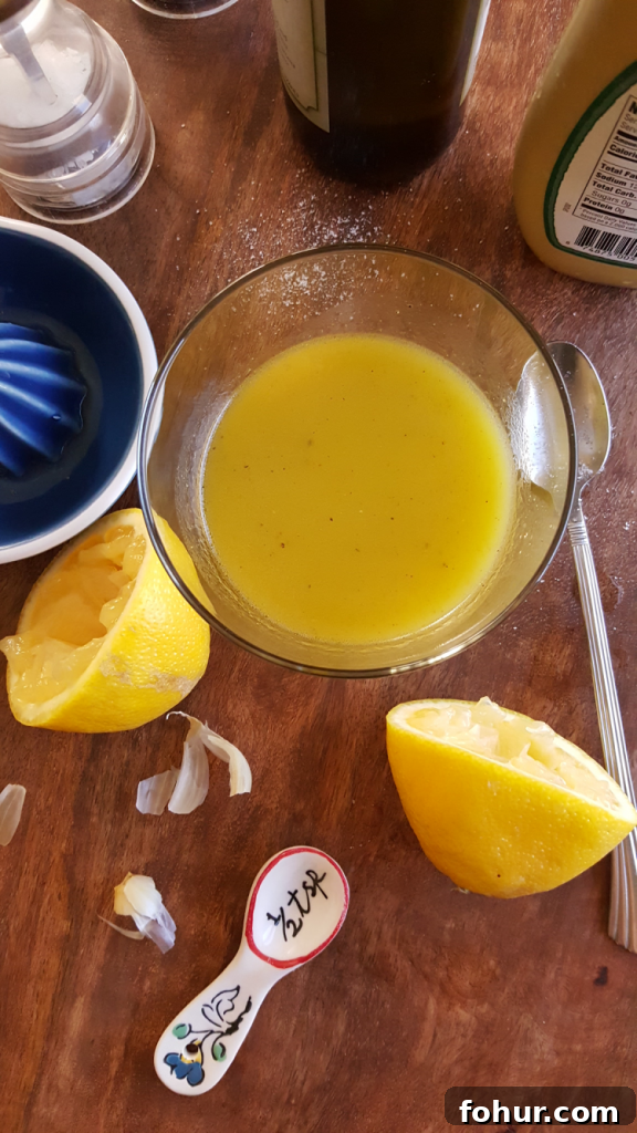 Zesty Lemon Caper Potato Salad with Fresh Herbs 4 Lemon dijon dressing