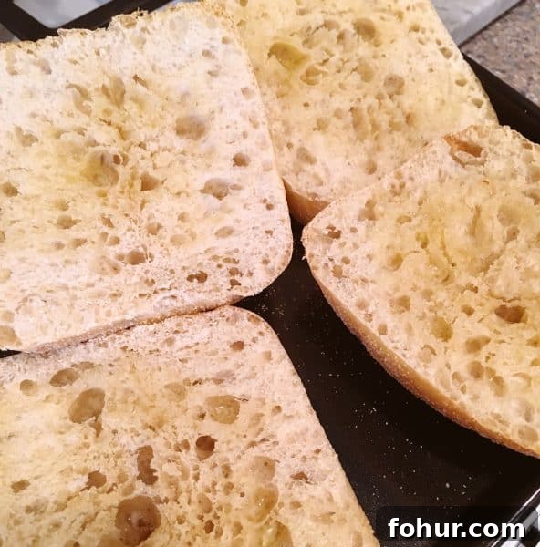 Crispy Fried Fish Sandwich Recipe with Tartar Sauce 4 Ciabatta Rolls toasted with melted butter
