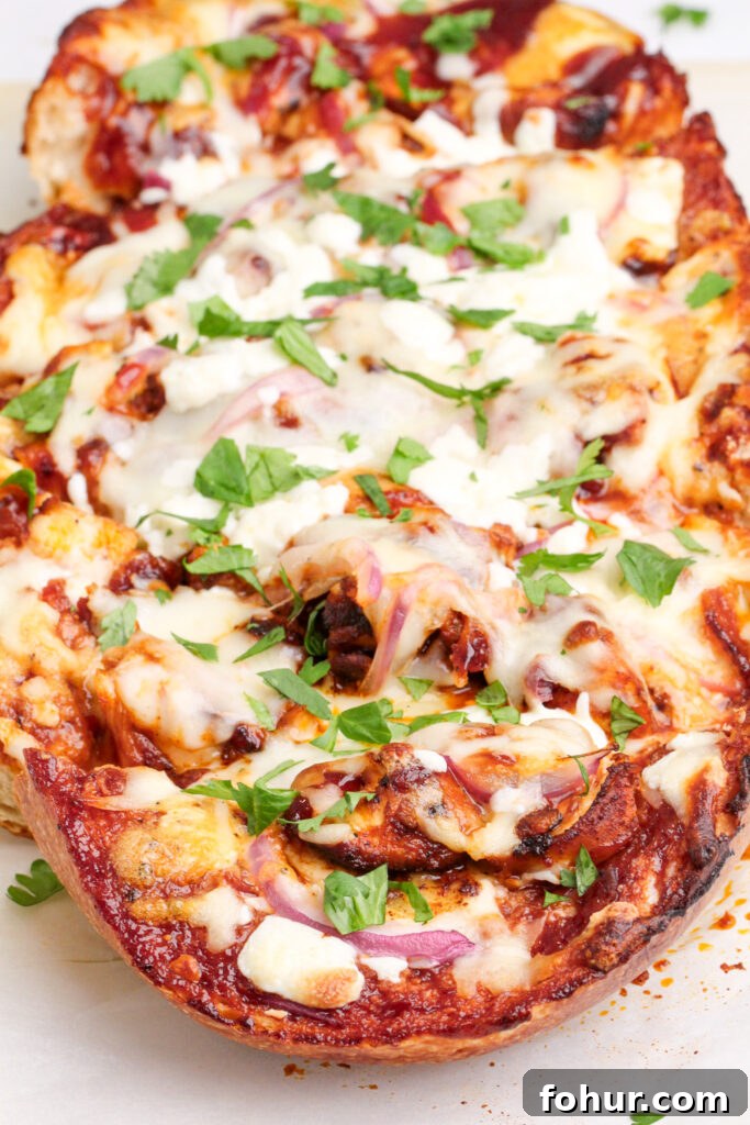 California Pizza Kitchen Inspired BBQ Chicken French Bread Pizza 9 French bread pizza