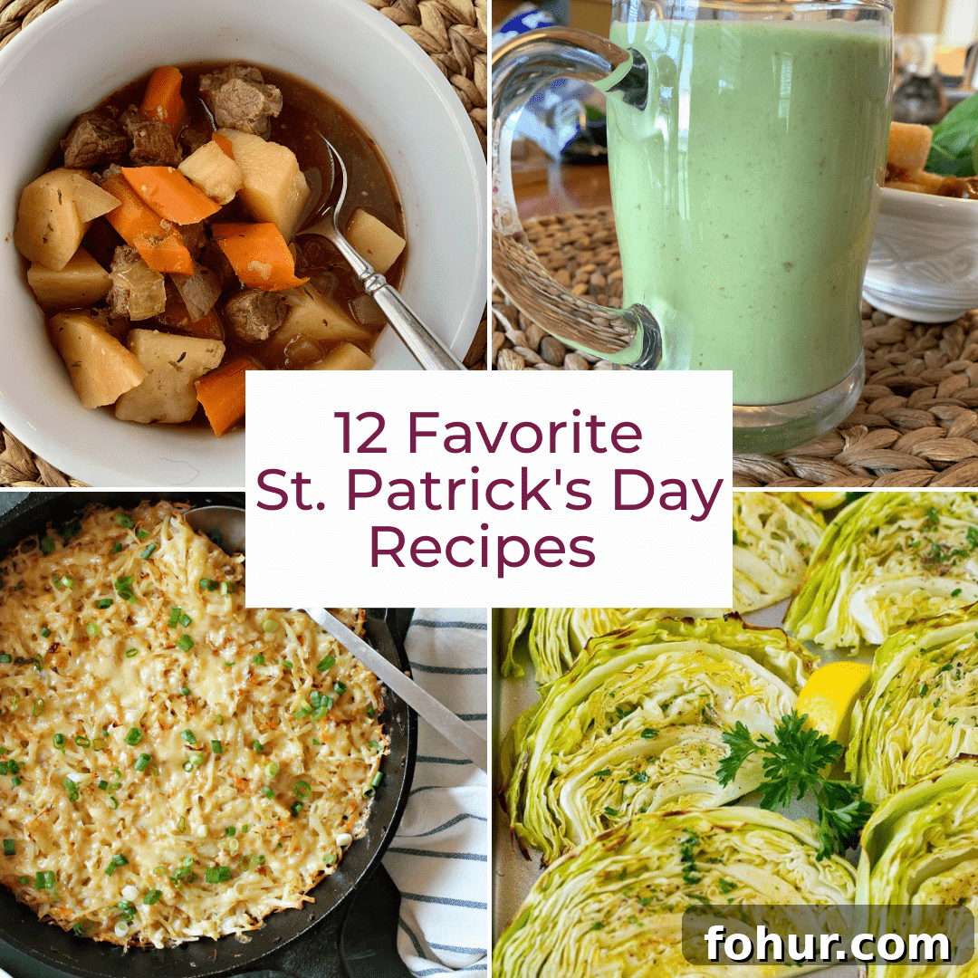 12 St. Patrick's Day Recipes to Make This Year 2 Collage of recipes for St. Patrick's Day