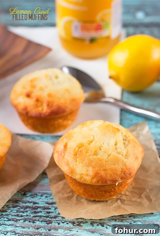 Lemon Curd Filled Muffins - Most Popular Recipes of 2015