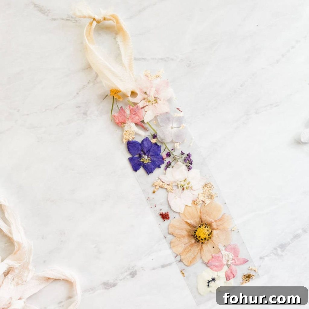16 Paper Flower Crafts to Make This Spring 10 Pressed Flower Bookmarks