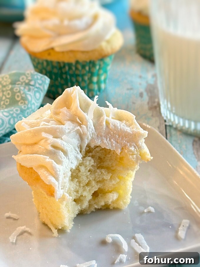 Coconut Cupcakes.