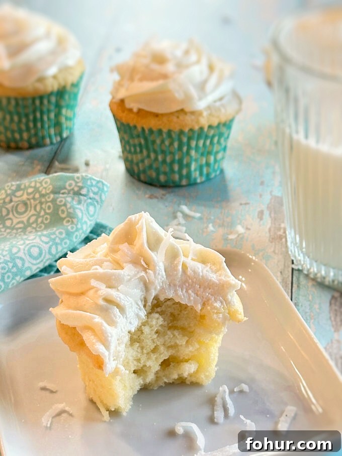 Coconut Cupcakes.