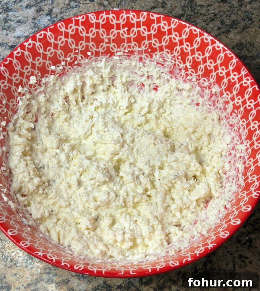 Million Dollar Ravioli Casserole Recipe 5 cheese mixture