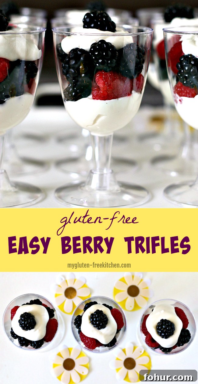 Gluten-free Easy Berry Trifles Recipe