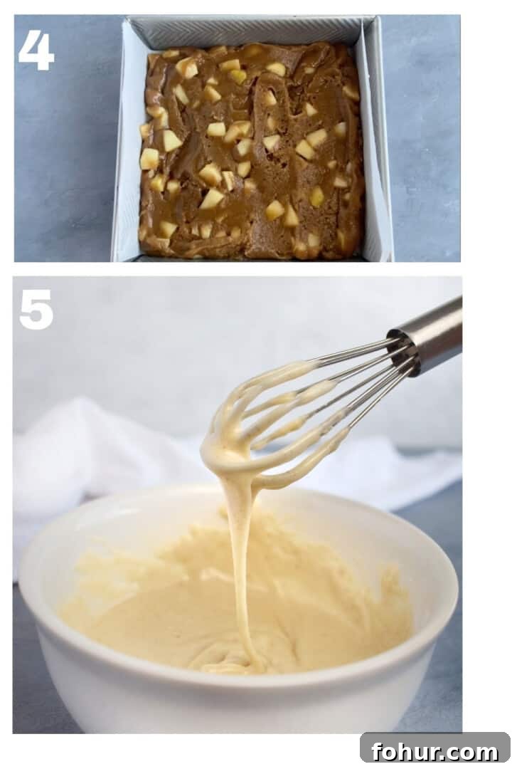 2 images showing step by step how to make this recipe. 