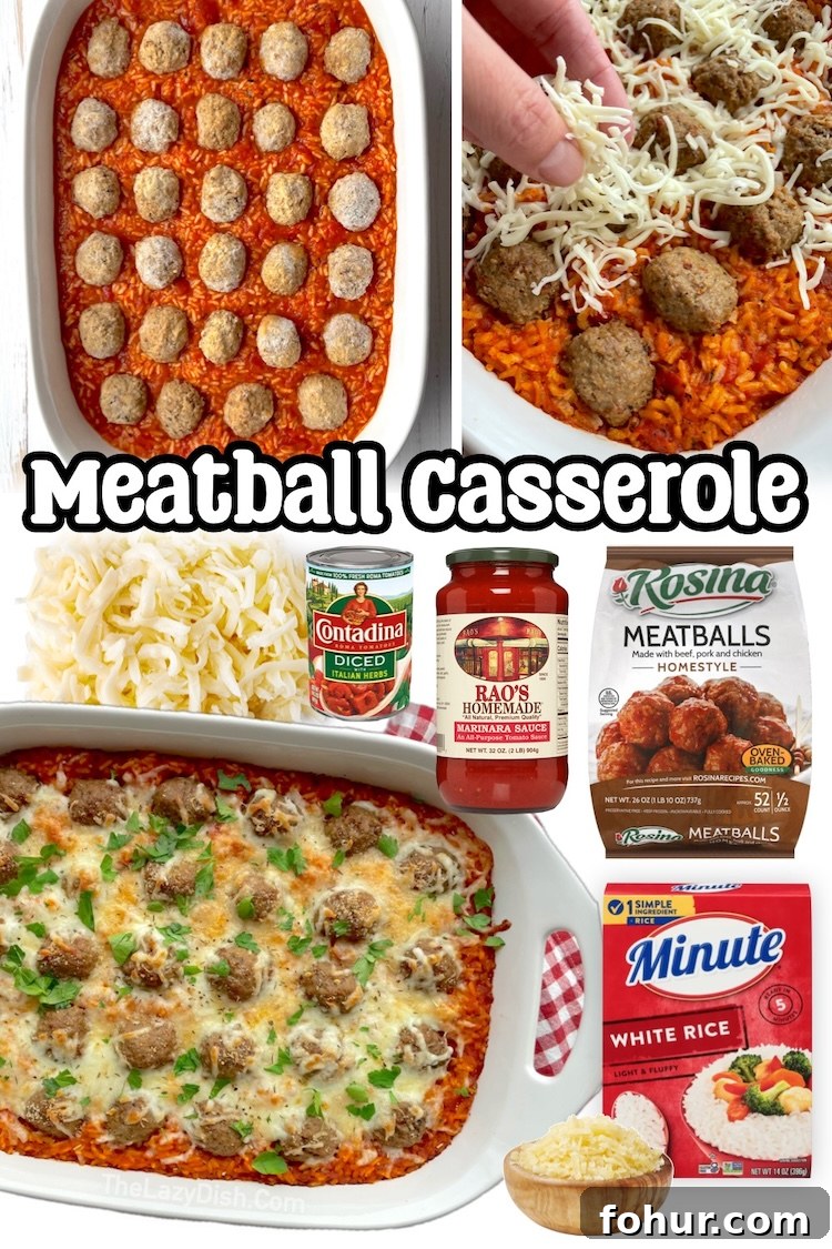 22 Quick Dinner Recipes for Picky Eaters 13 Dump & Bake Cheesy Meatball Casserole | This quick and easy dinner is made with just a few budget ingredients and takes less than 5 minutes to prepare! A yummy recipe for a large family with kids. Great leftover!