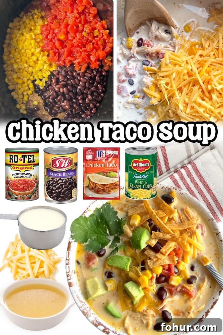 22 Quick Dinner Recipes for Picky Eaters 23 This easy chicken taco soup is a family favorite! Creamy and packed full of flavor, it's soon going to be your new for dinner recipe. Add it to your weekly dinner menu and thank me later. So simple to prepare in a crockpot with common pantry staples.