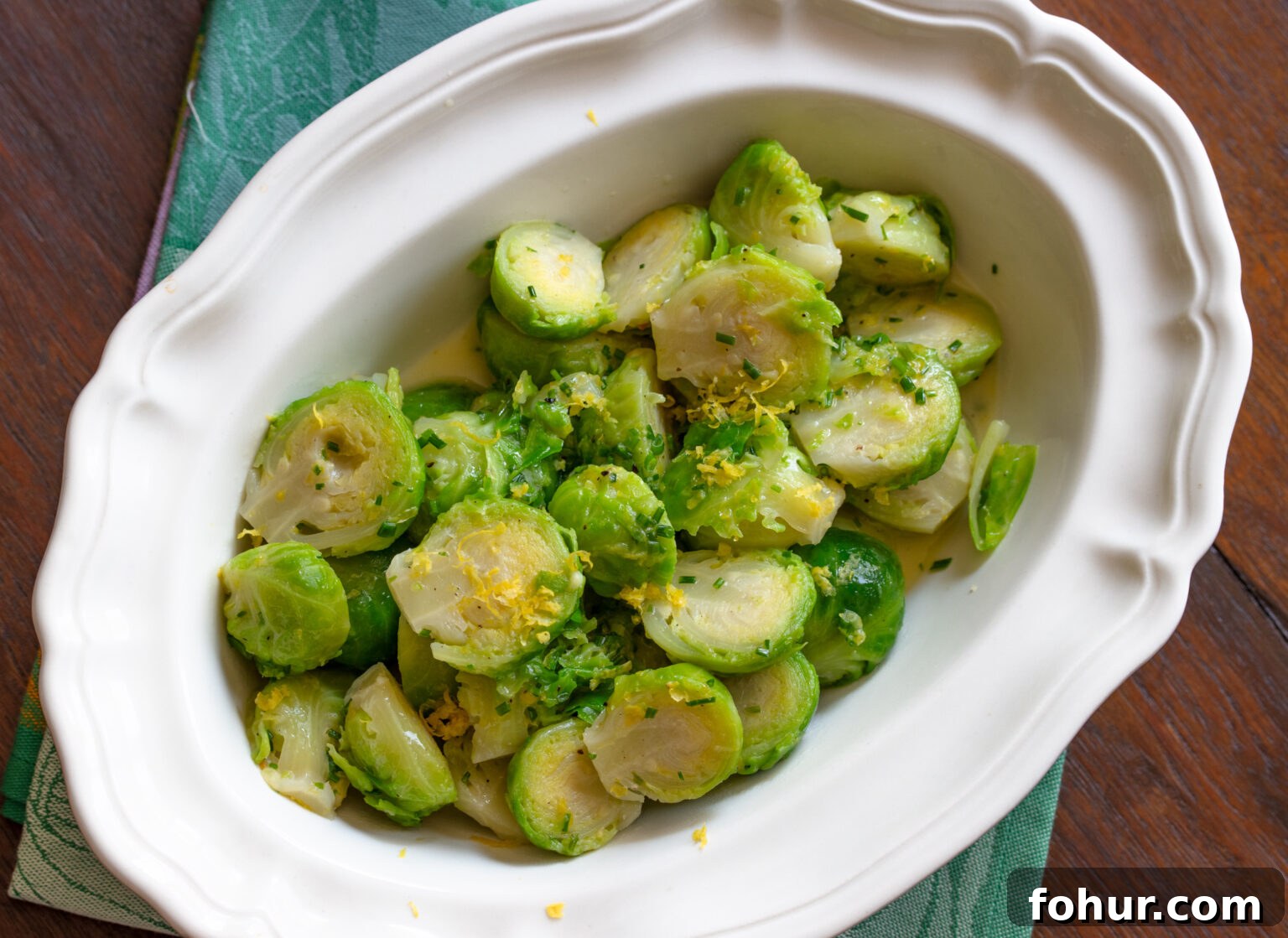 Crispy Lemon Roasted Brussels Sprouts 6 All ready to enjoy Brussels sprouts with lemon